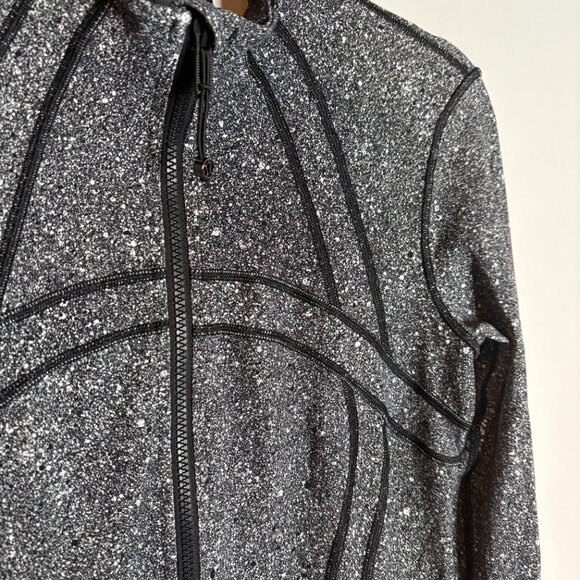 Lululemon Define Jacket Luminesce Splatter White Black - Picture 3 of 6